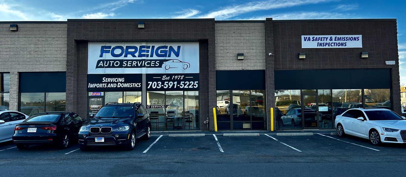 Outside of Our Shop | Foreign Auto Services Inc.